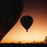 Watch the sunset from a hot air balloon - Hot Air Balloon 